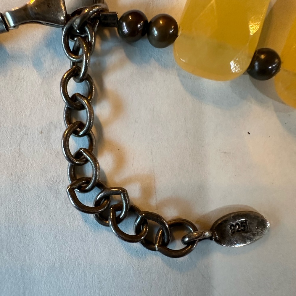 BARESE 925 gemstone necklace - Picture 5 of 6